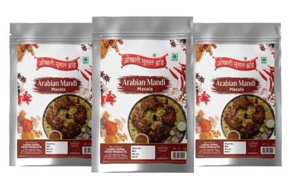 Arabian mandi masala 240g(pack of 3x 80g) | OKHLI MUSAL BRAND - halfpeapp