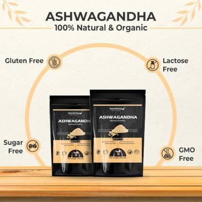 Ashwagandha powder (pack of 2) | NUTRAHERBAL - halfpeapp