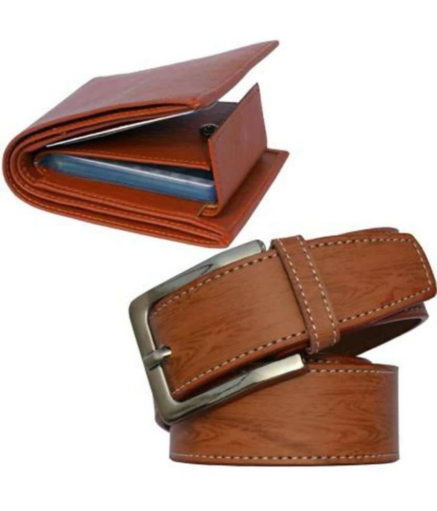 Tailored Men's Formal & Casual Belt and Wallet Combo. - HalfPe