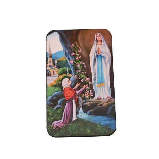 KariGhar Our Lady of Loudes Laudh Mary Magnet for Refrigerator - HalfPe