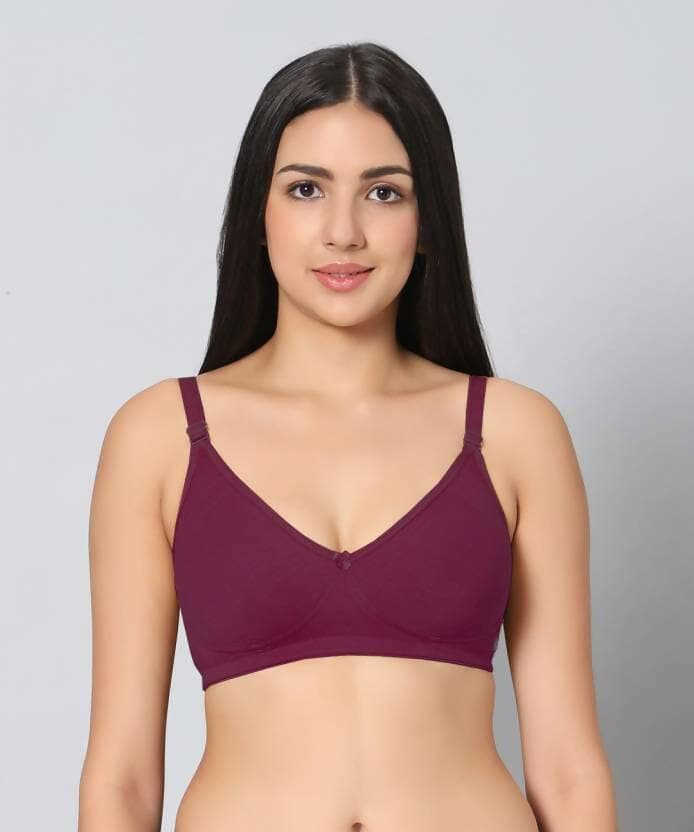 Non Padded Full Coverage Bra & Panty Set - HalfPe