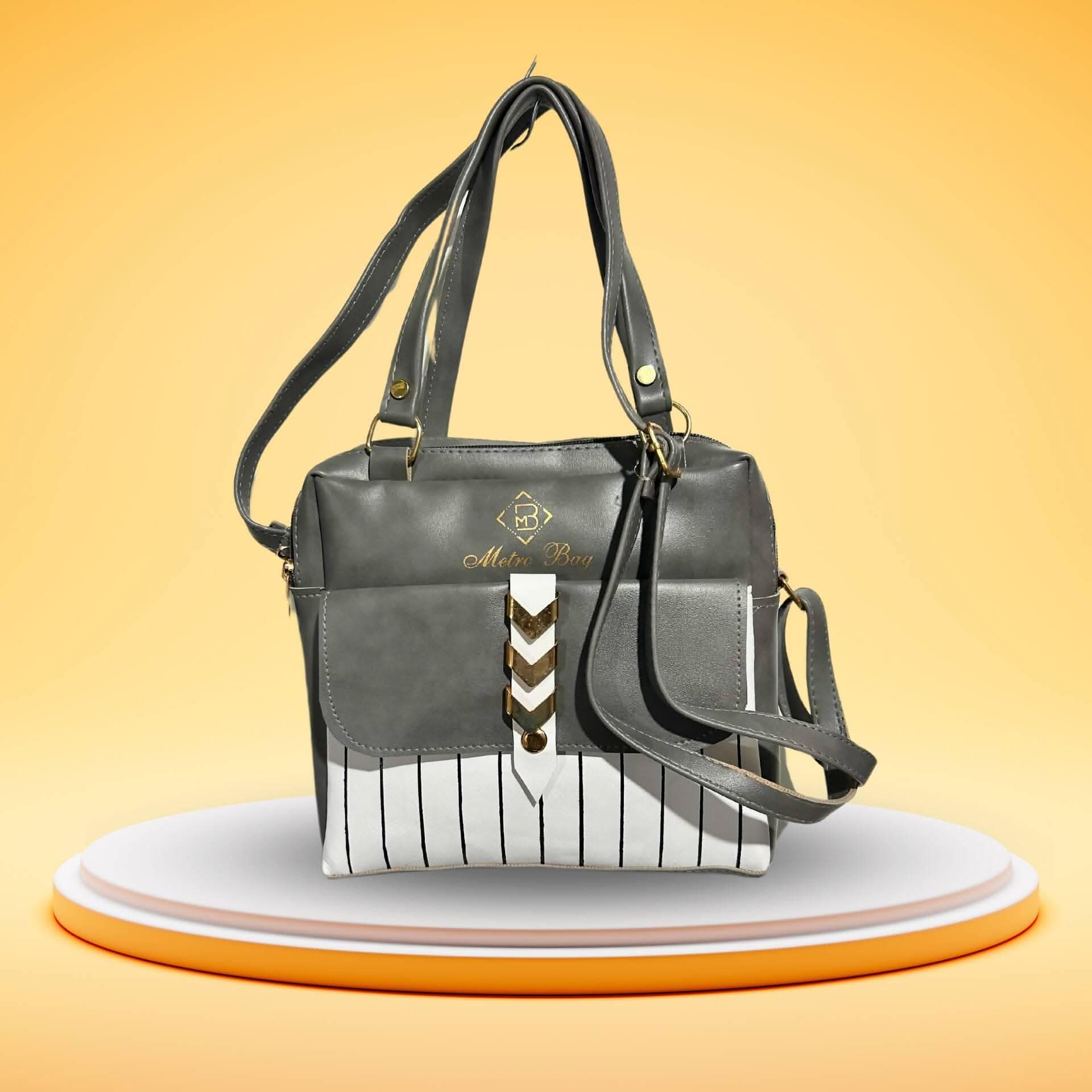 Women stylish side sling bag with adjustable strap - HalfPe