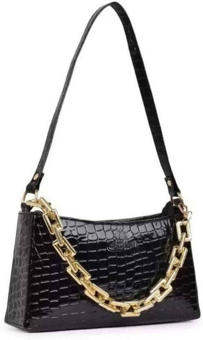 SAGIRON Black Women Sling Bag - HalfPe