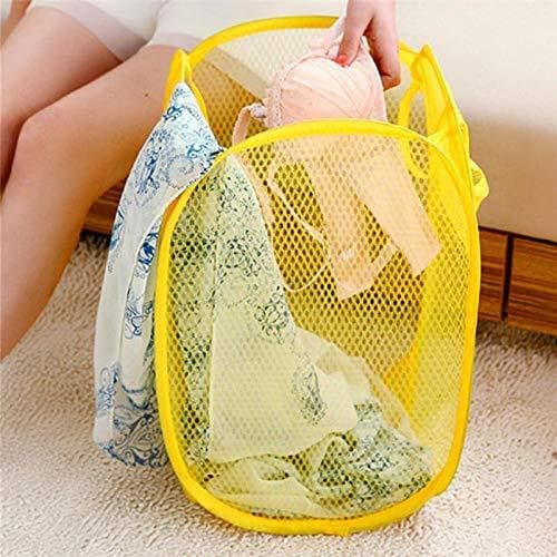 BB BACKBENCHERS Laundry Bag Foldable & Collapsible Basket ( pack of 2, multicolor ) - halfpeapp