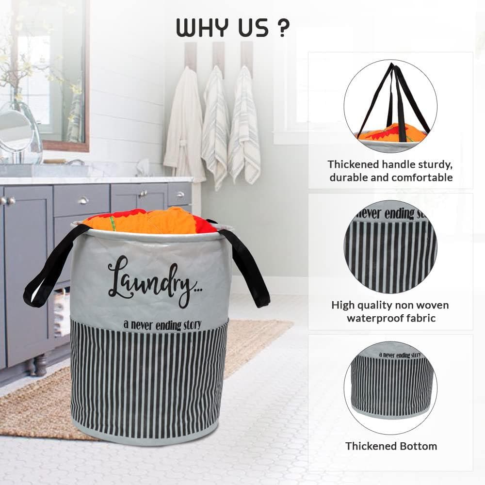 BB BACKBENCHERS Laundry Bag ( grey ) - halfpeapp