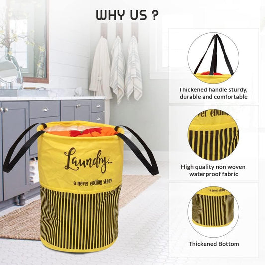 BB BACKBENCHERS Laundry Bag ( yellow ) - halfpeapp