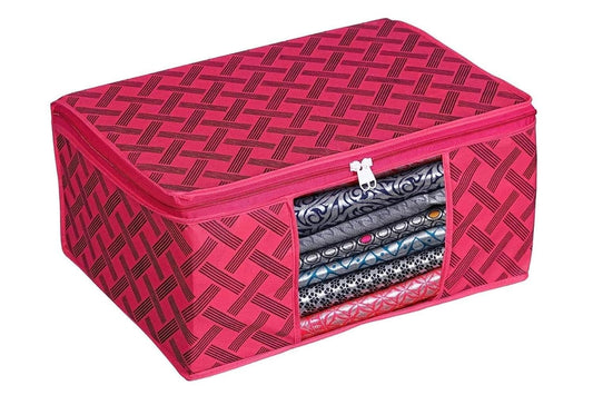 BB BACKBENCHERS Multipurpose Storage Bag ( pack of 6 , red checker ) - halfpeapp