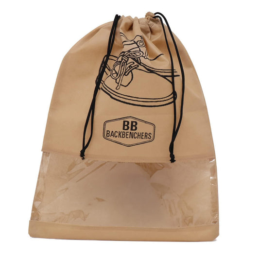BB BACKBENCHERS Shoe Bag Cover ( pack of 12, beige ) - halfpeapp