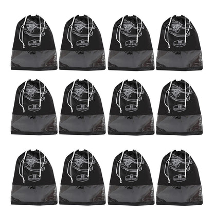 BB BACKBENCHERS Shoe Bag Cover ( pack of 12, black ) - halfpeapp