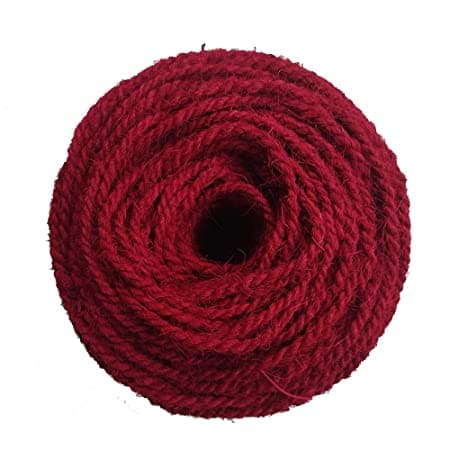 Big spool of natural red coir rope - HalfPe