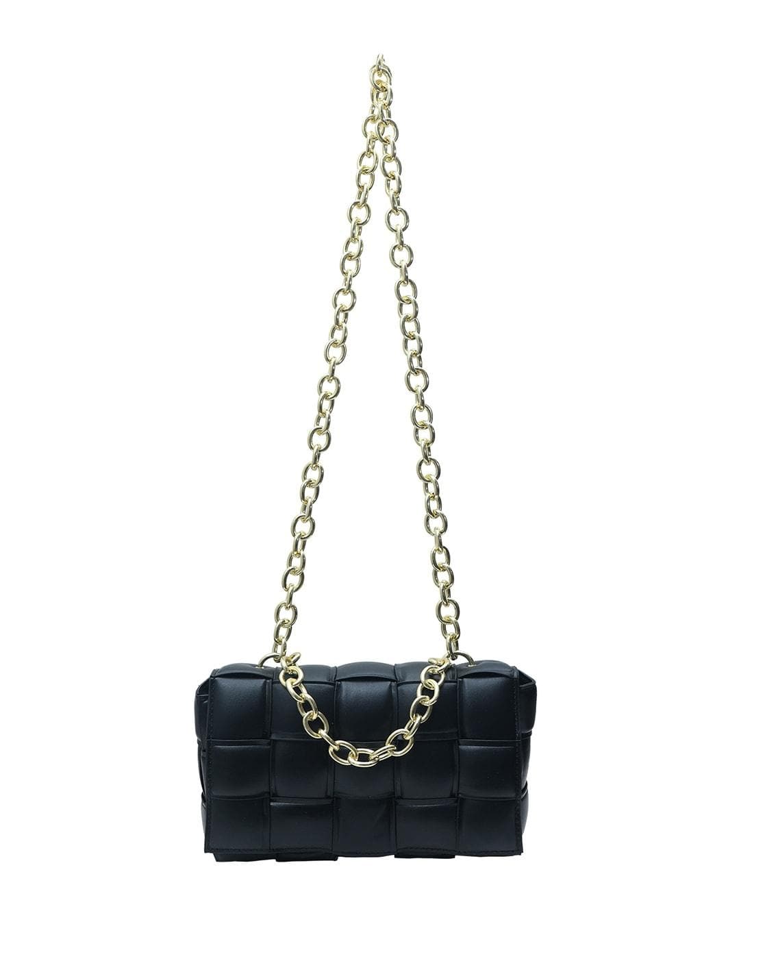 Black square design sling bag | ANGELINE - halfpeapp