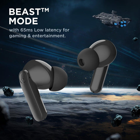 boAt Airdopes 138 Pro 11mm Drivers, ENx™ Technology, BEAST mode, 45 Hours of battery life (Active Black) - halfpeapp
