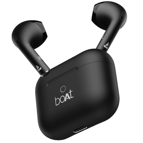 boAt Airdopes Alpha with 35 HRS Playback, 13mm Drivers, Dual Mics ENx & Beast Mode Bluetooth Headset (Swedish White) - halfpeapp