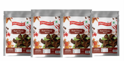 Boti chaap masala 320g (pack of 4x 80g) | OKHLI MUSAL BRAND - halfpeapp