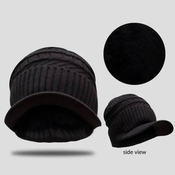 Woven Knitted Skull Hat Cap - HalfPe