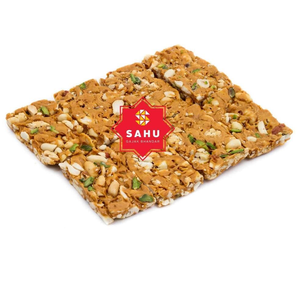 Sahu Gajak Bhandar Peanut Gur Chikki (600g) - HalfPe