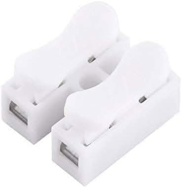 Cable connector (2 pin, 50 pieces) - halfpeapp