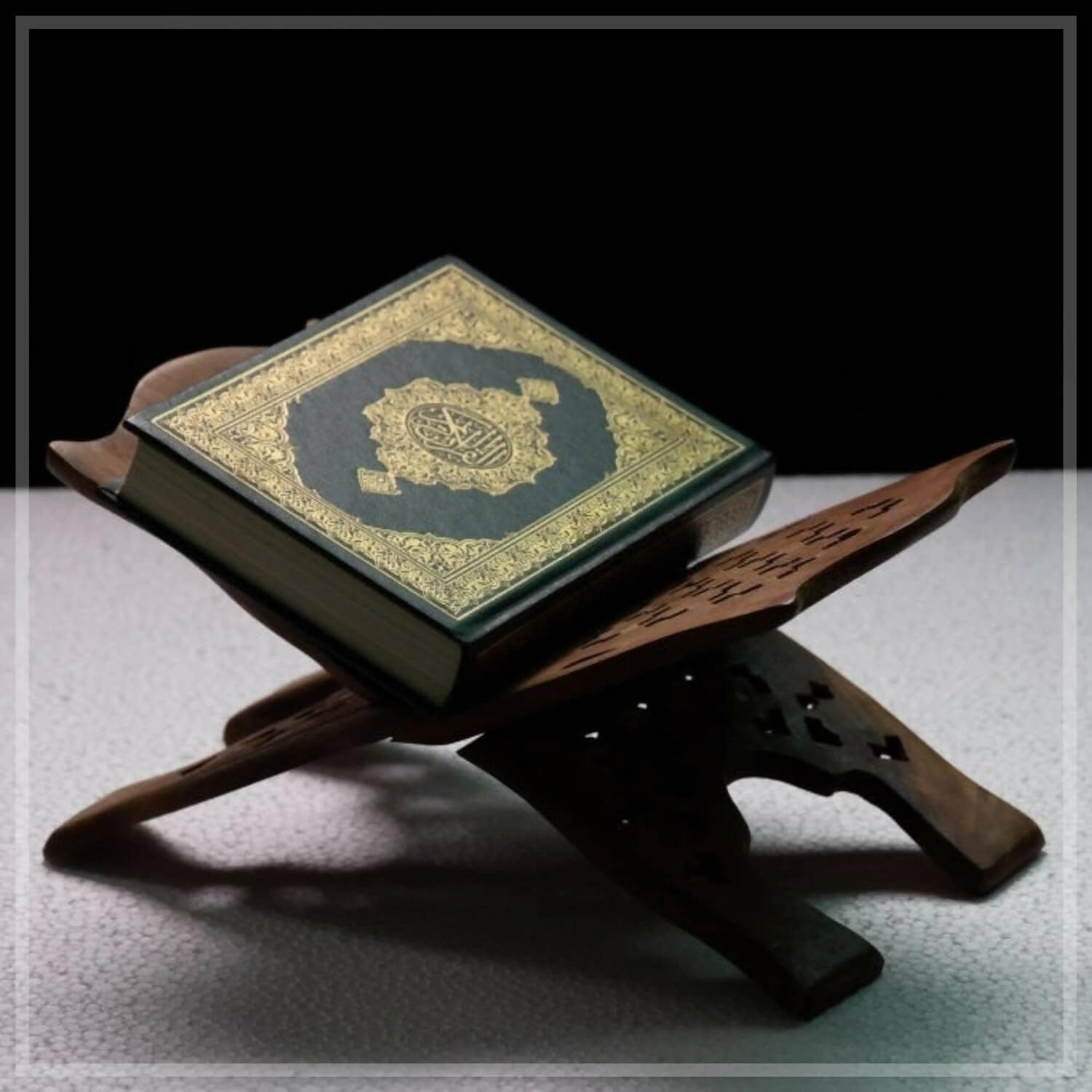 Santarms Handmade Wooden Holy Book Stand - HalfPe