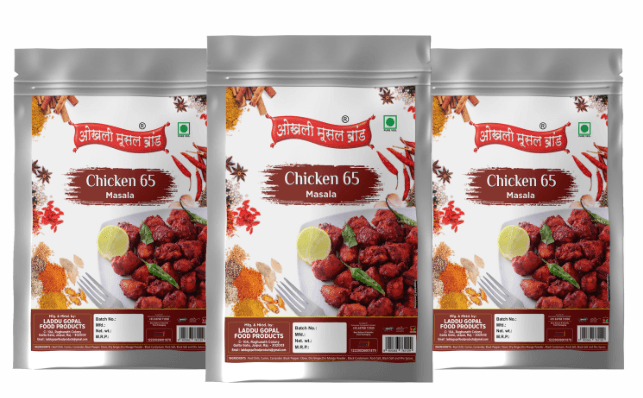 Chicken 65 masala 450g (pack of 3x150g)|OKHLI MUSAL BRAND - halfpeapp