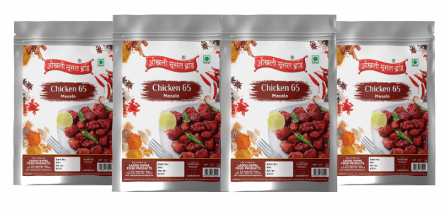 Chicken 65 masala 600g (pack of 4x 150g)|OKHLI MUSAL BRAND - halfpeapp