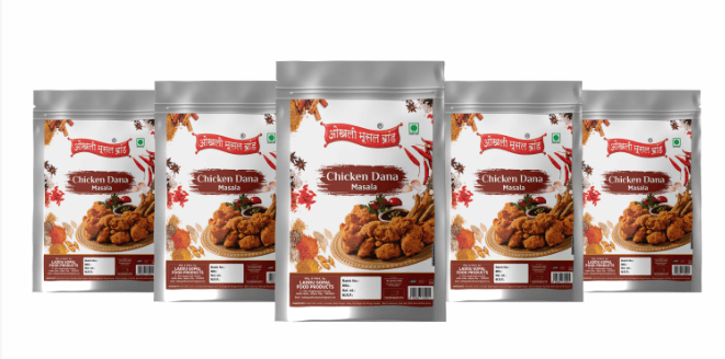 Chicken dana masala 400g(pack of 5x 80g)|OKHLI MUSAL BRAND - HalfPe