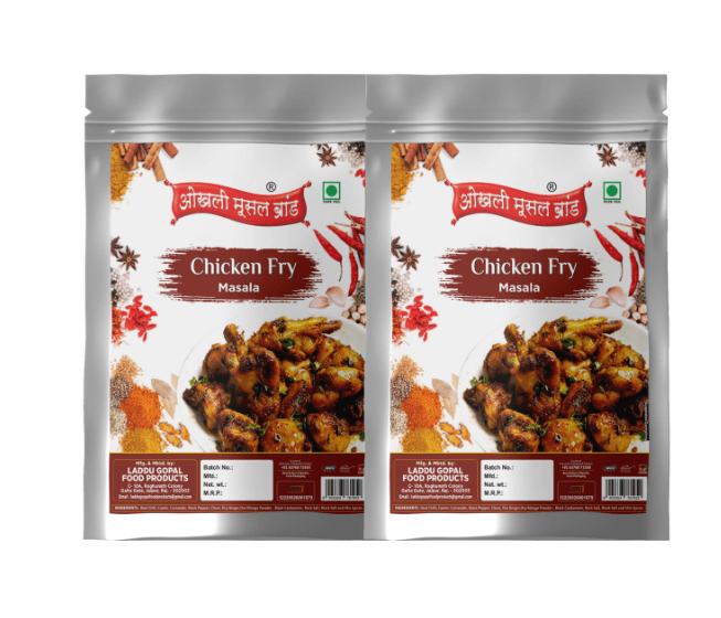 Chicken fry masala 300g(pack of 2x 150g)|OKHLI MUSAL BRAND - HalfPe