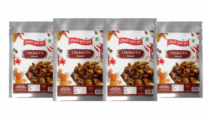 Chicken fry masala 320g(pack of 4x 80g)|OKHLI MUSAL BRAND - HalfPe