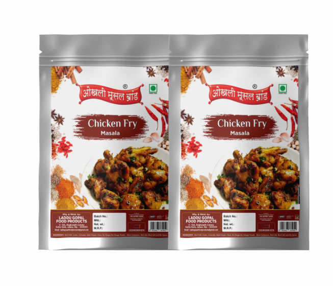 Chicken fry masala 380g(pack of 2x 190g)|OKHLI MUSAL BRAND - HalfPe