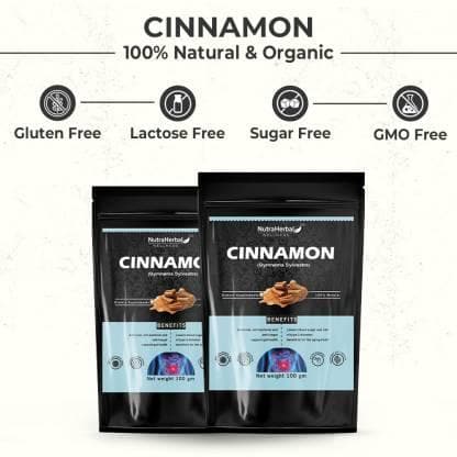 Cinnamon powder (pack of 2) | NUTRAHERBAL - halfpeapp