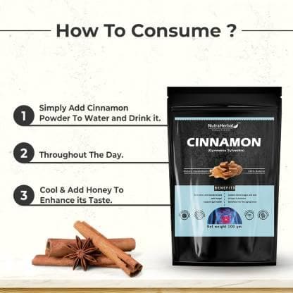 Cinnamon powder (pack of 2) | NUTRAHERBAL - halfpeapp