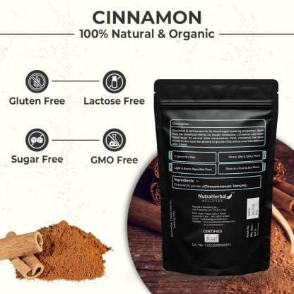 Cinnamon powder (pack of 2) | NUTRAHERBAL - halfpeapp