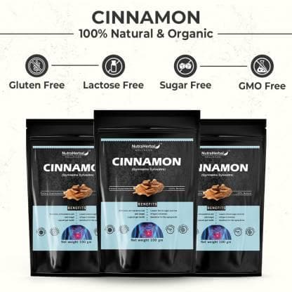 Cinnamon powder (pack of 3) | NUTRAHERBAL - halfpeapp