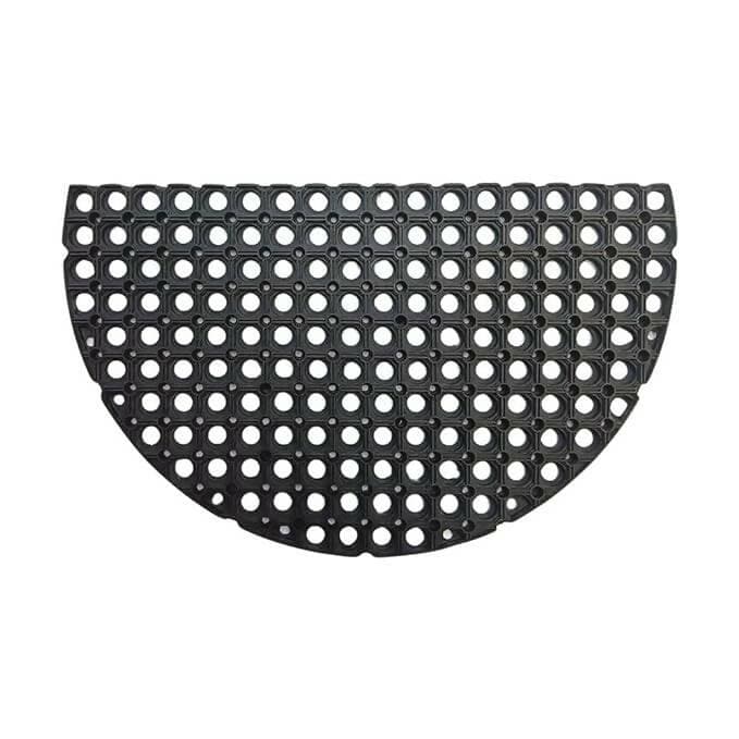 Mats Avenue Rubber Outdoor Door Mat Half Moon Shape for Home/ bathroom - HalfPe