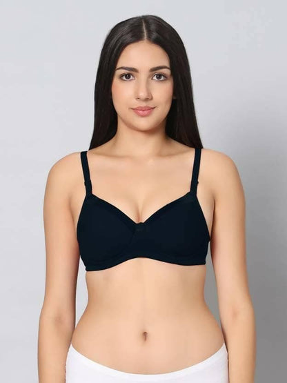 Padded Bra (Black) - HalfPe