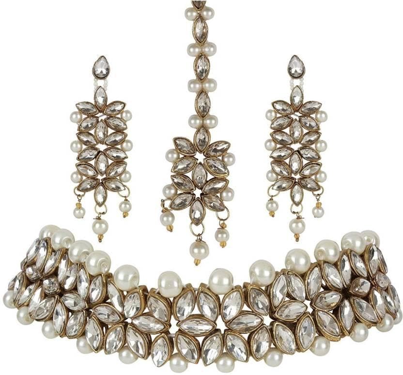 Copper white jewel set | MANATH - halfpeapp