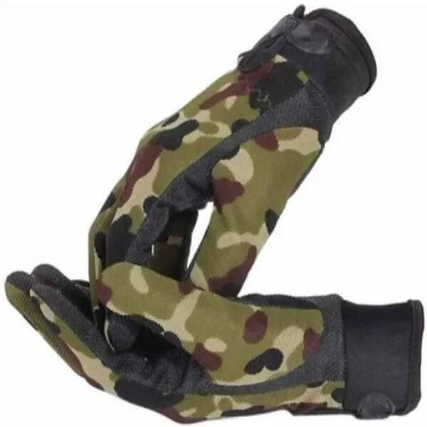 Men Outdoor Sports Fashion Gloves Anti-Slip Riding Windproof Gloves Riding Gloves Gym & Fitness Gloves (Army)  - HalfPe