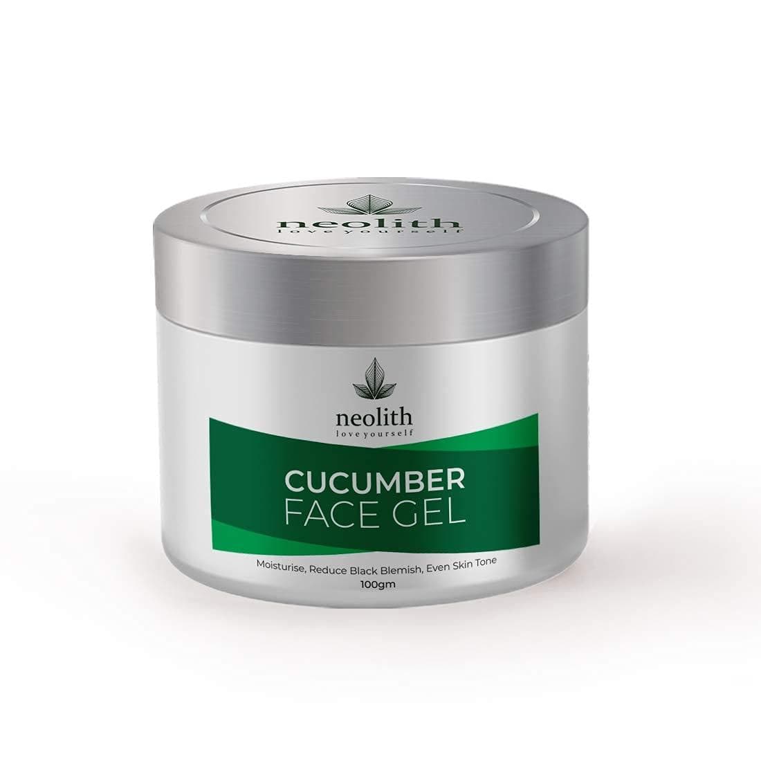 Cucumber face gel: brightening & moisturizing (100gm) | NEOLITH - halfpeapp