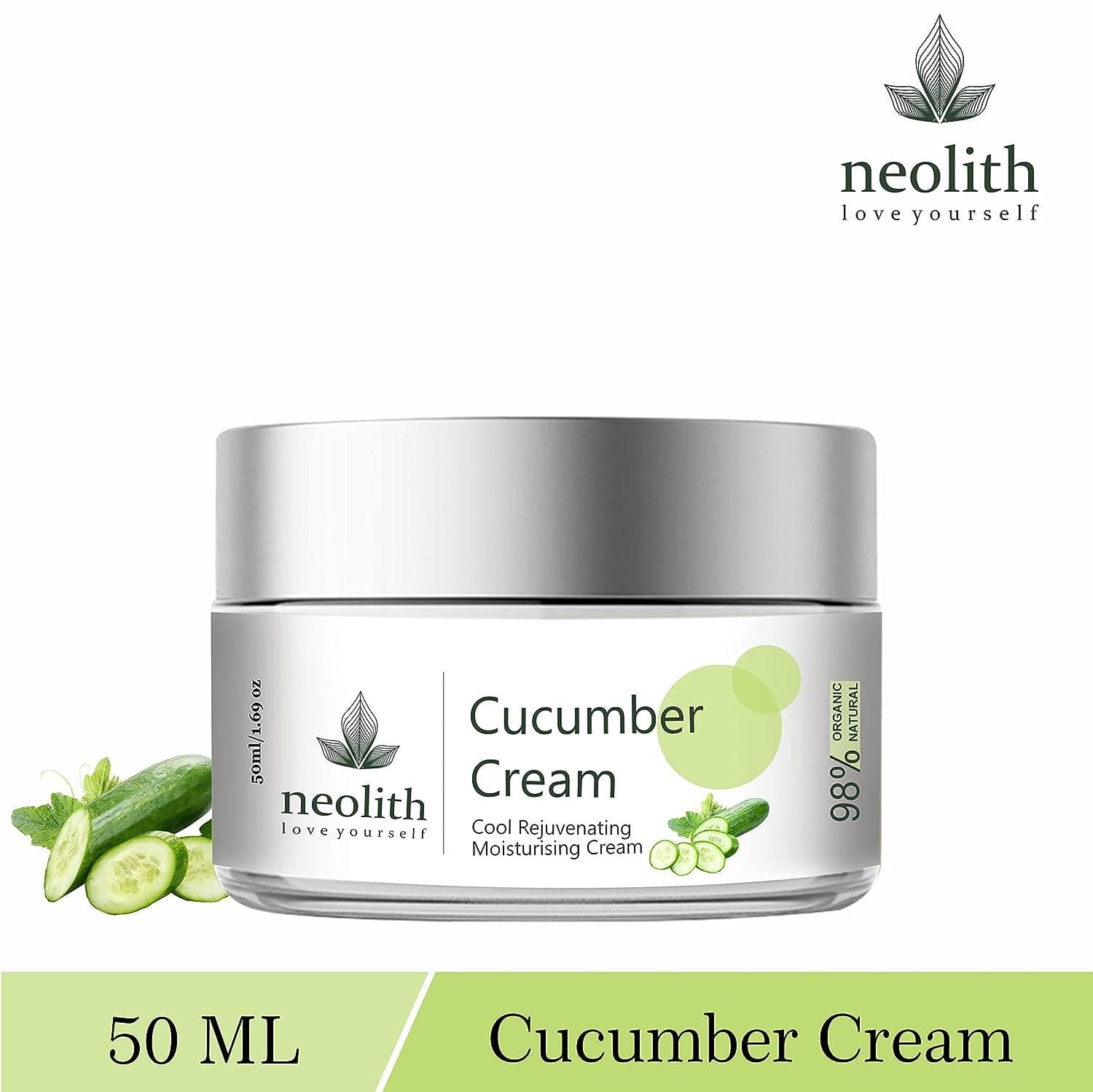 Cucumber soothing gel cream (50ml) | NEOLITH - halfpeapp