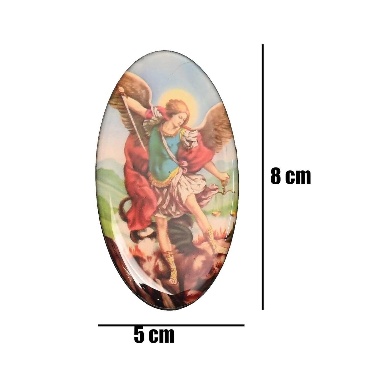 KariGhar Saint Micheal Magnet for Refrigerator - HalfPe