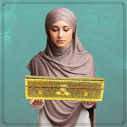 Santarms Quran rehal Stand fordable Wooden Books Box - HalfPe