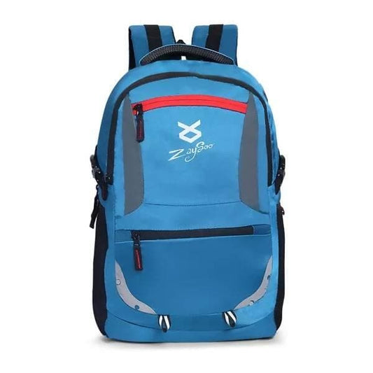 Laptop Backpack With Laptop Sleeve And Added Durability (Sky Blue)  - HalfPe