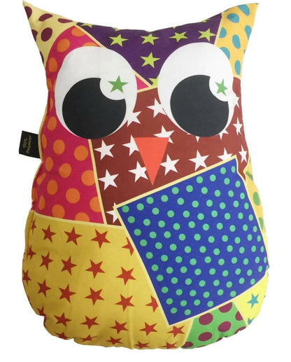 Lushomes Polyester Blend Decorative Owl Cushion - HalfPe