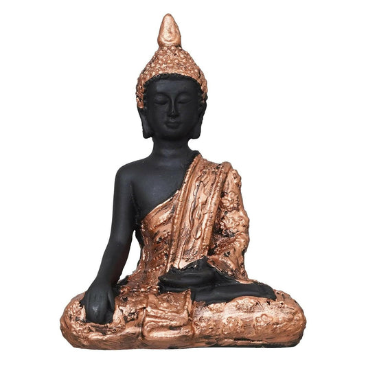 Webelkart Premium Lord Gautam Buddha Statue Showpiece for Home/Office Decor (Gold) - HalfPe