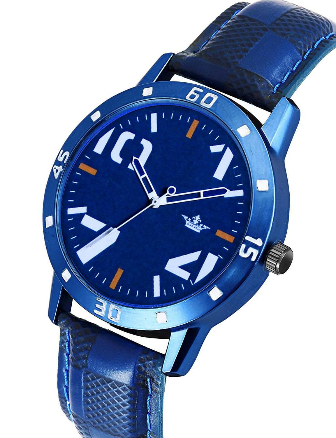 LOREM Blue Professional Look Analog Watch For Men LR59 - HalfPe