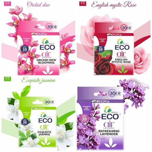Dev'S Eco Air Freshener multi Fragrance (pack of 4) - halfpeapp