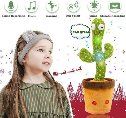 Dancing Cactus Toy For Kids Or Pets (RECHARGABLE) - HalfPe