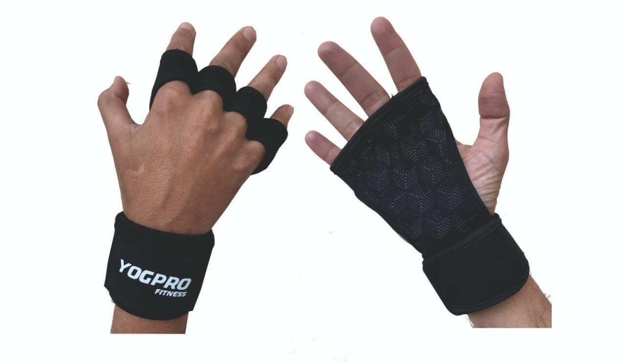 YOGPRO Spectra Fitness Gym Gloves with Wrist Support Grip and Breathable Glove - HalfPe