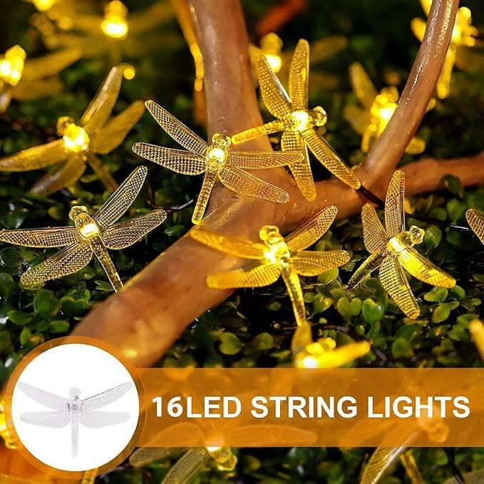 Dragon fly fairy string Led light (14 lights) - HalfPe