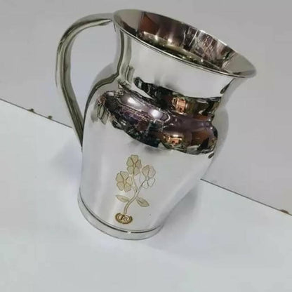 SHINI LIFESTYLE Stainless Steel JUG Flower Print - HalfPe