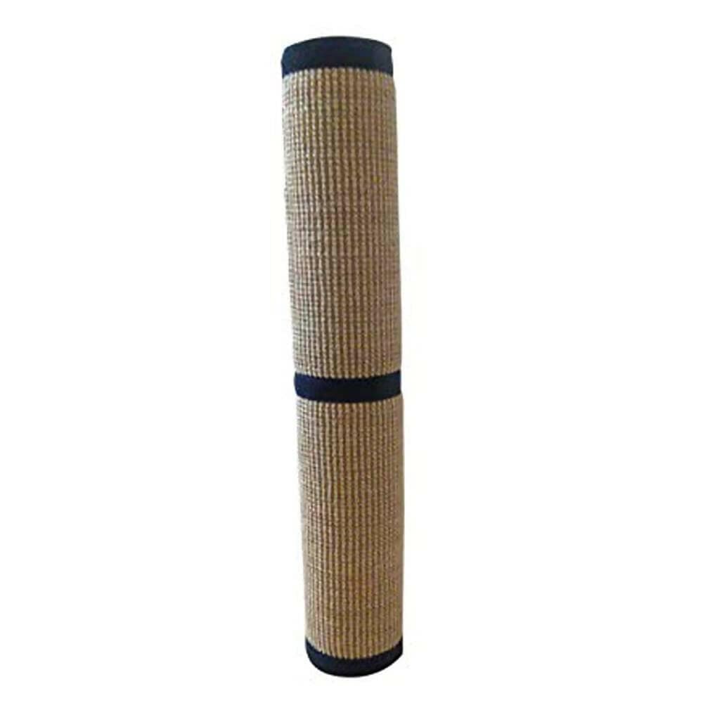 Mats Avenue Cat Scratch Pad Made of Coir and Rubber (46x46 CM) and Mats Avenue Cat Scratch Post Sisal and Hook and Loop and Tape (25x60 Cm) Beige Color - HalfPe